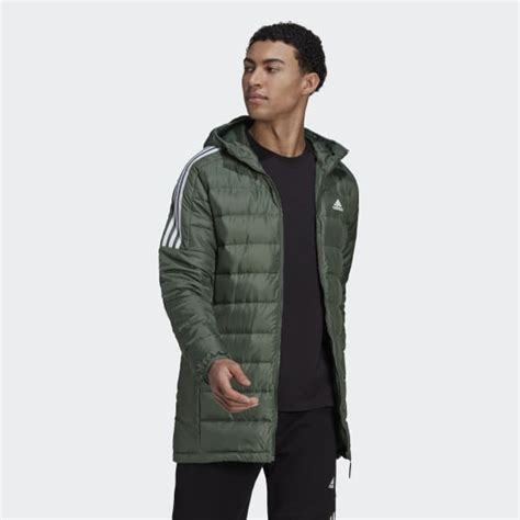 adidas neo parka grün|adidas essentials down parka.